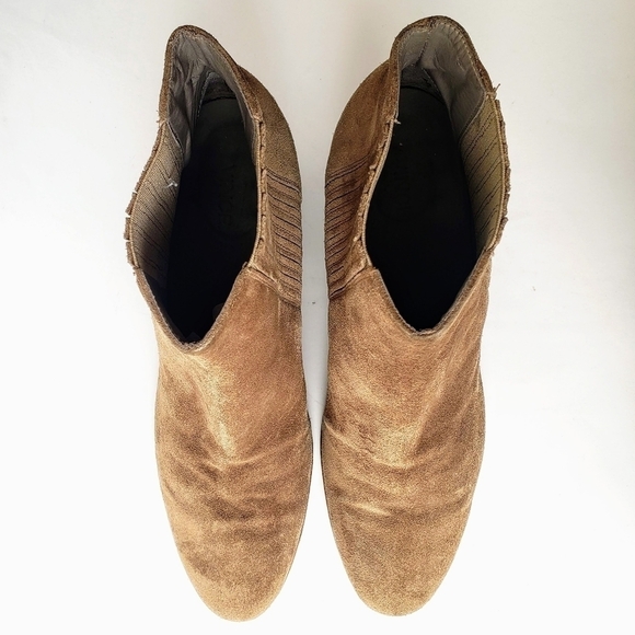 Vince Haider Taupe Suede Chelsea Ankle Boots in Flint Size 10 - Picture 8 of 12